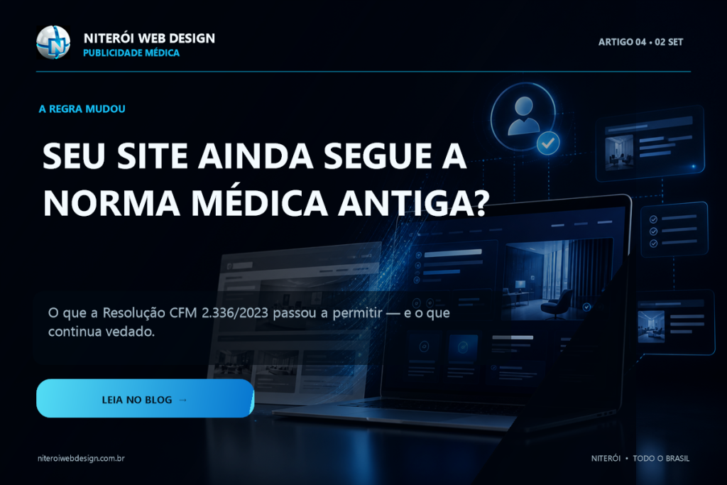 Mudanças na publicidade médica em 2024 e o site da clínica