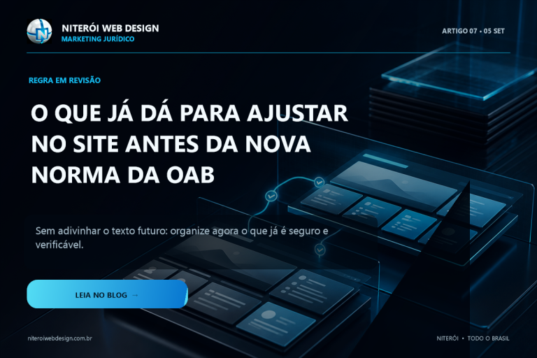 Revisão das regras do marketing jurídico pela OAB
