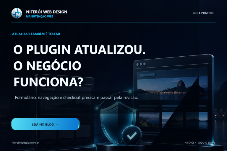 O plugin atualizou. O negócio funciona?